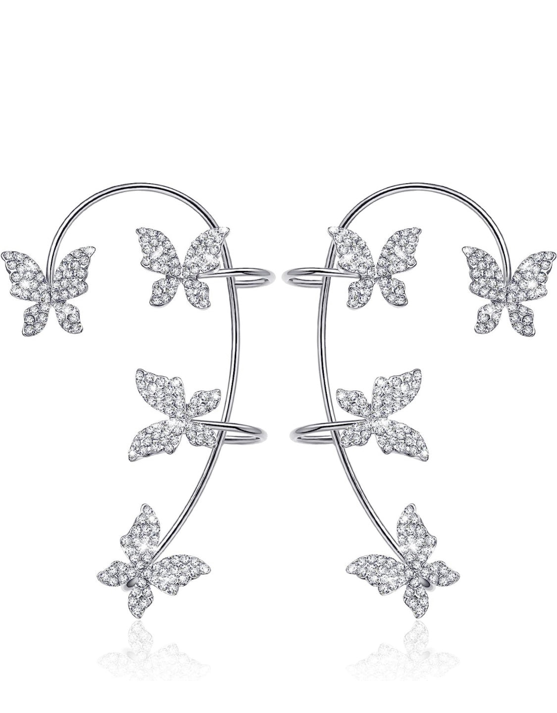 Ohrring Schmetterling Ohr Clip Und Ohr Haken